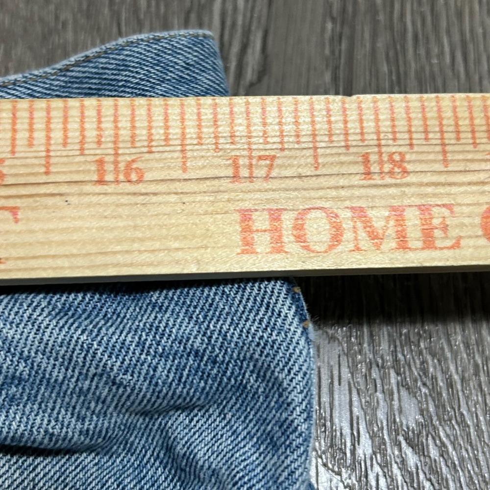Vintage Tommy Hilfiger Jeans 34x32 Light Blue Straight Leg Denim Made in USA - Picture 6 of 9